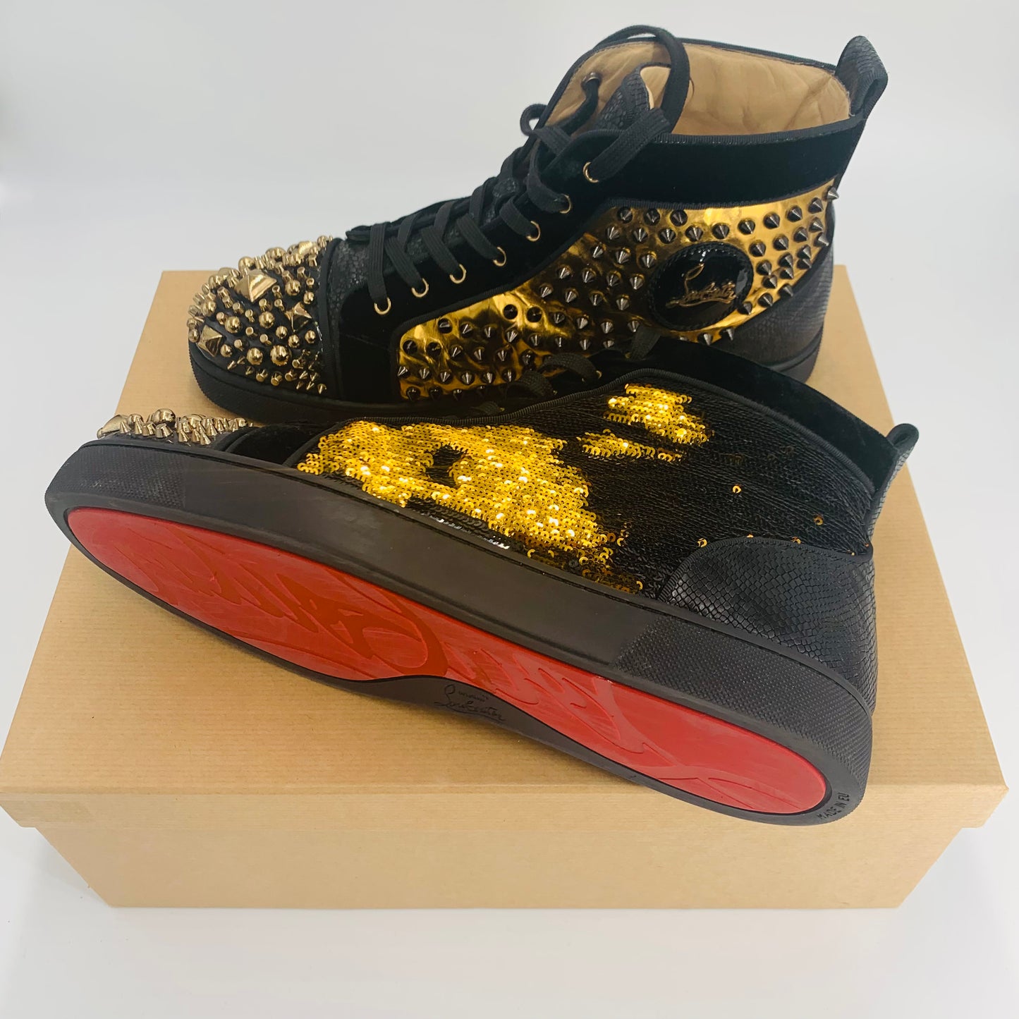 Super Lou Pik Pik High Tops - UK Size 9.5