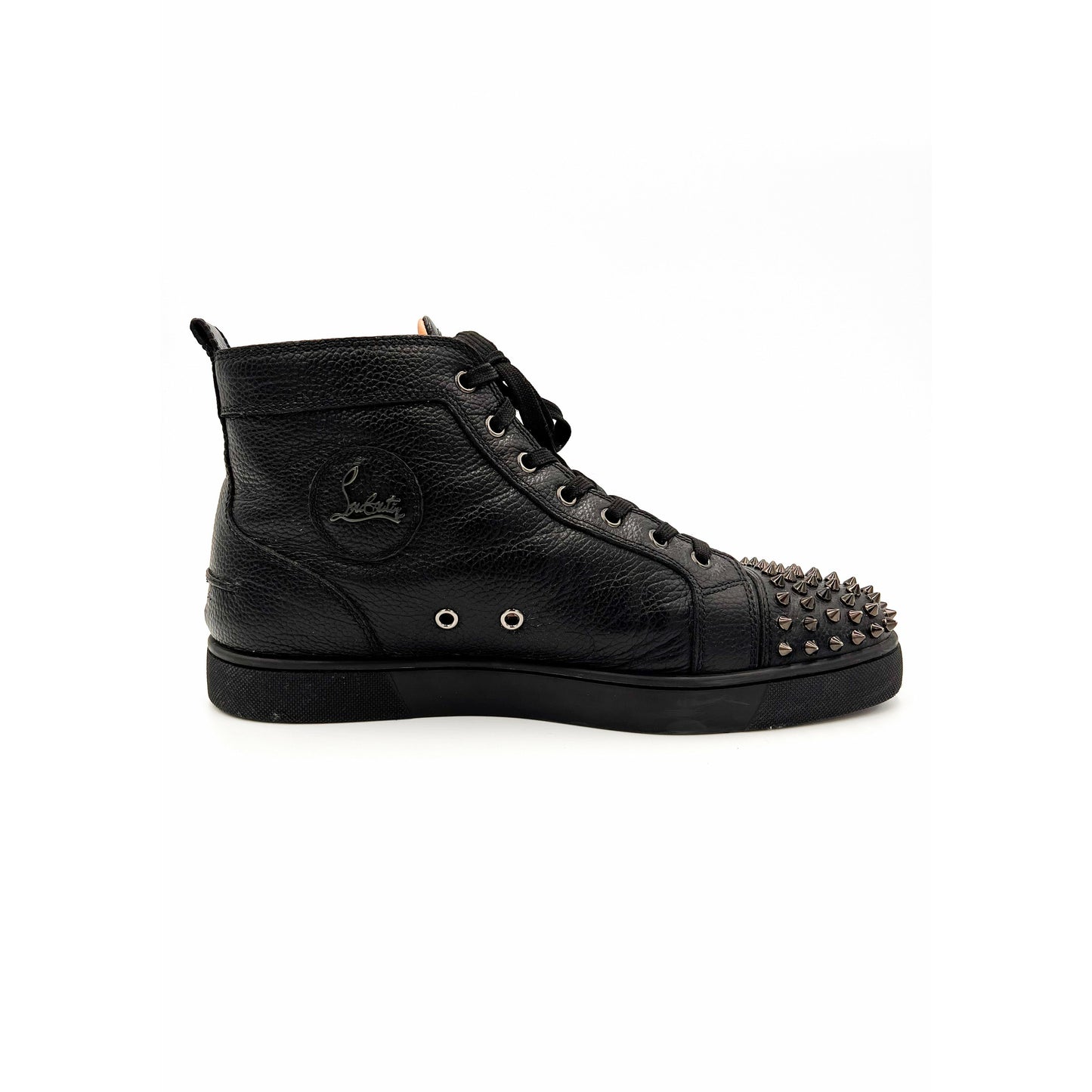 Lou Spikes High Top Black UK Size 9.5