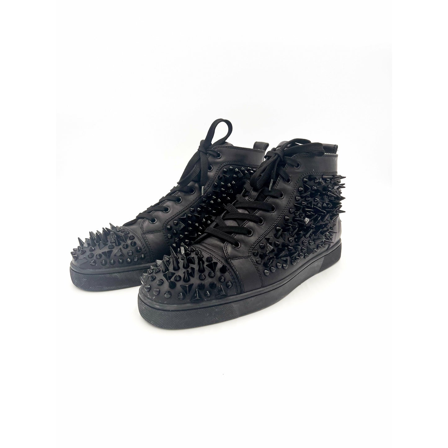 Louis Pik Pik Flat Calf High Tops - Black UK Size 9.5 / 10