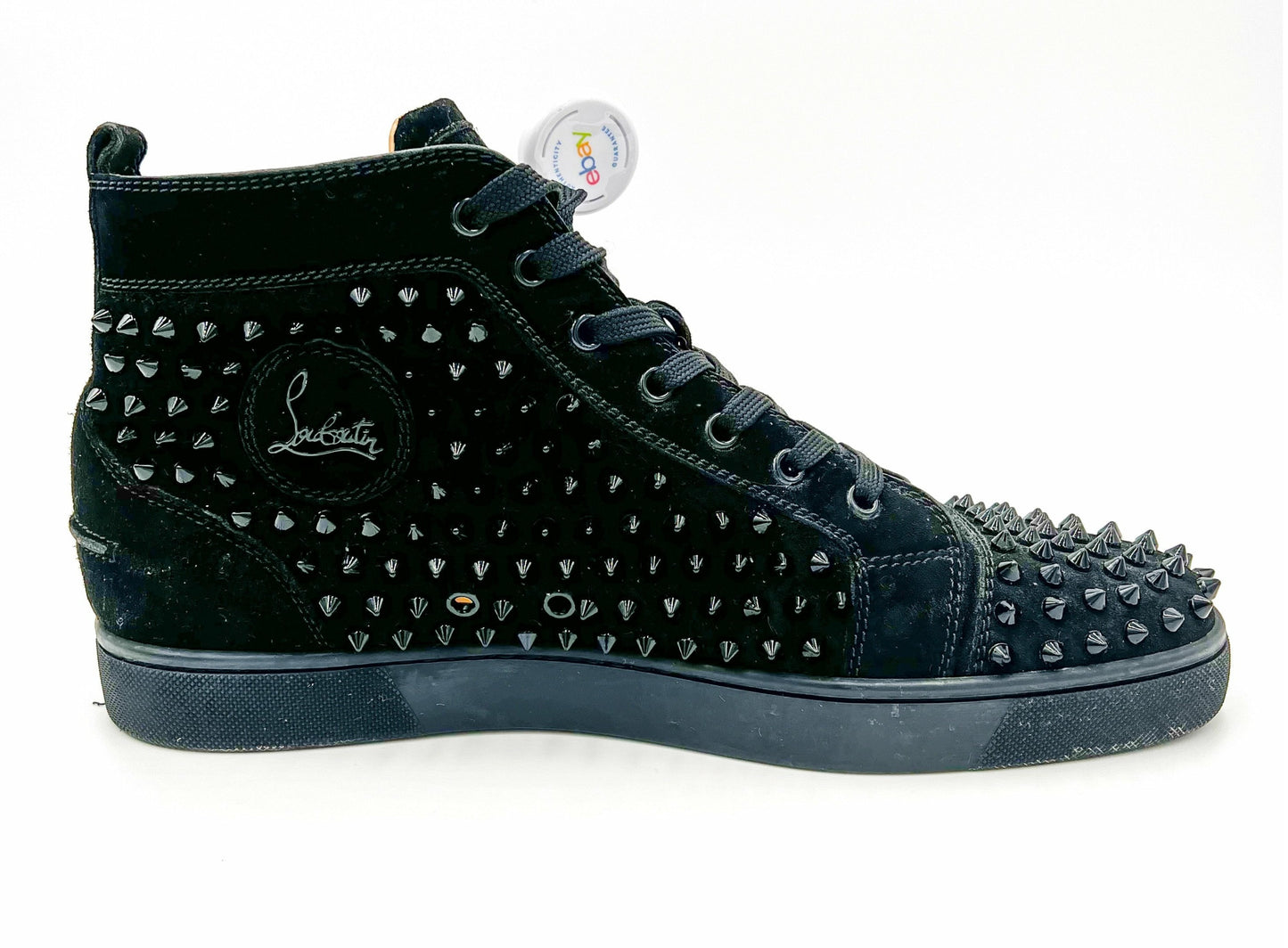 Lou Spikes High Top Black Size 10