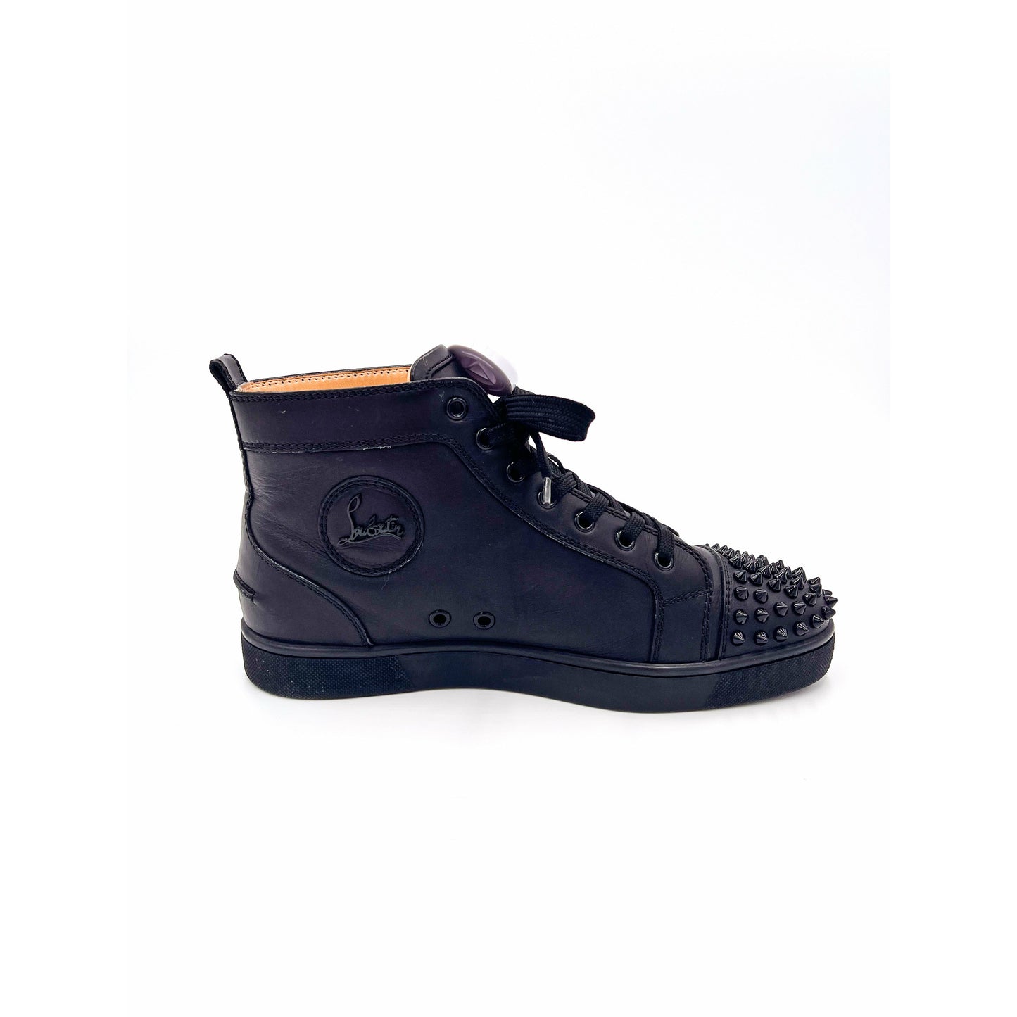 Lou Spikes High Top Black UK Size 7