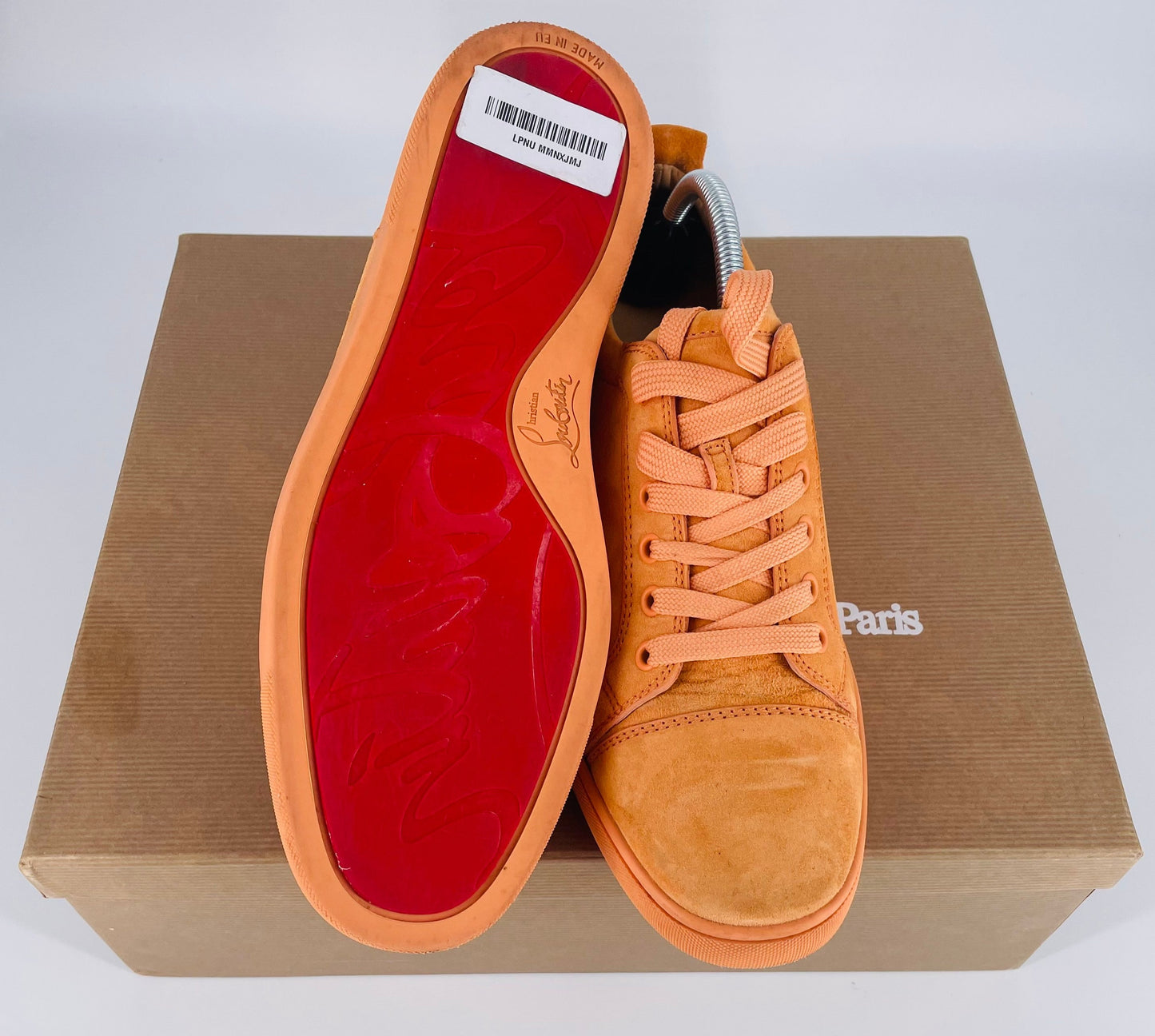 Louis Junior Orange Suede Sneakers - UK 7.5