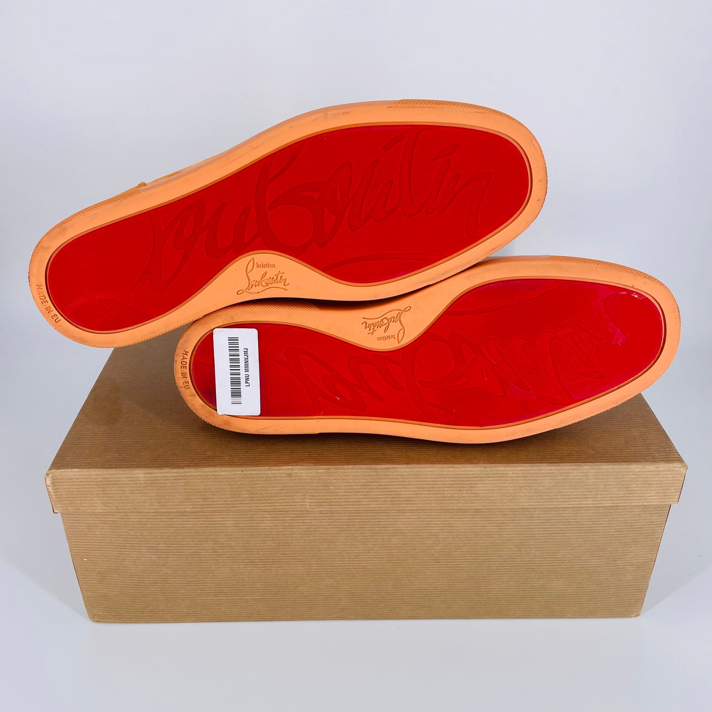 Louis Junior Orange Suede Sneakers - UK 7.5