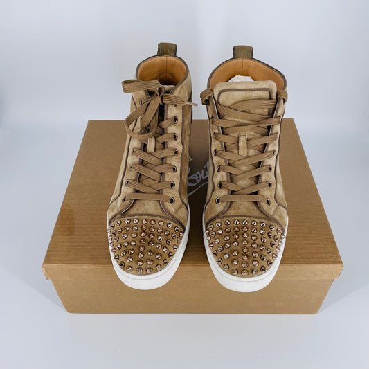 Louis Spikes Orlato Flat Veau- UK 8.5