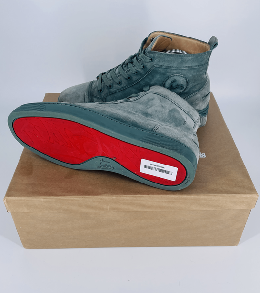 Louis Junior Green Suede - Size UK 7.5