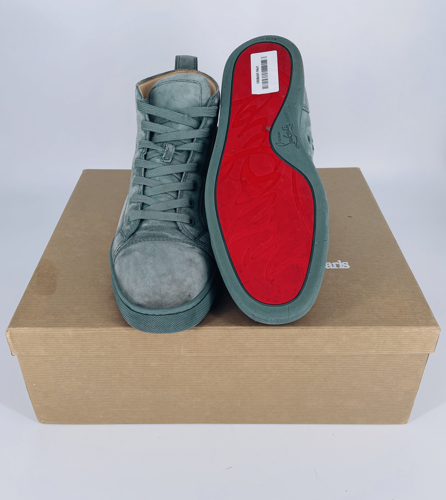 Louis Junior Green Suede - Size UK 7.5