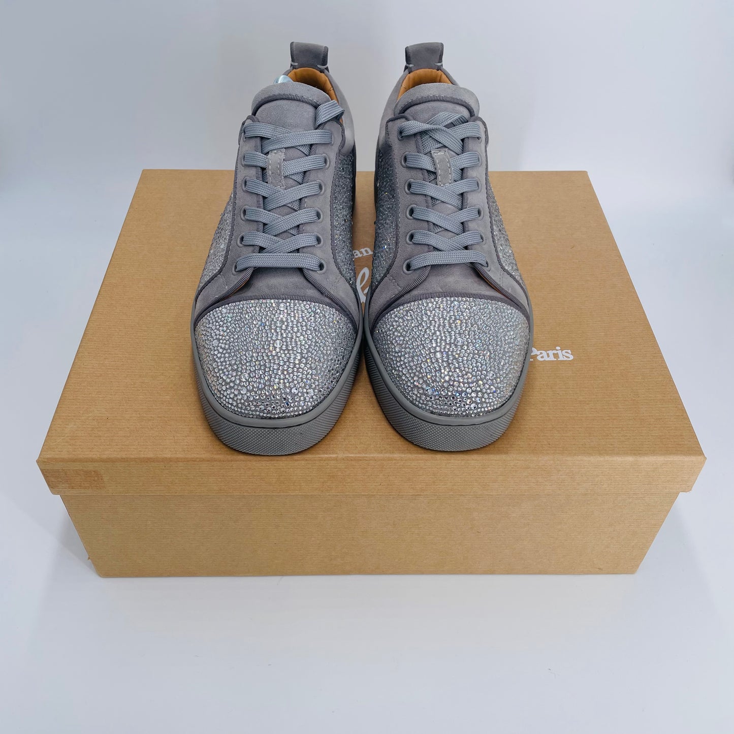Rare Louis Junior Strass Grey Size 9.5/10