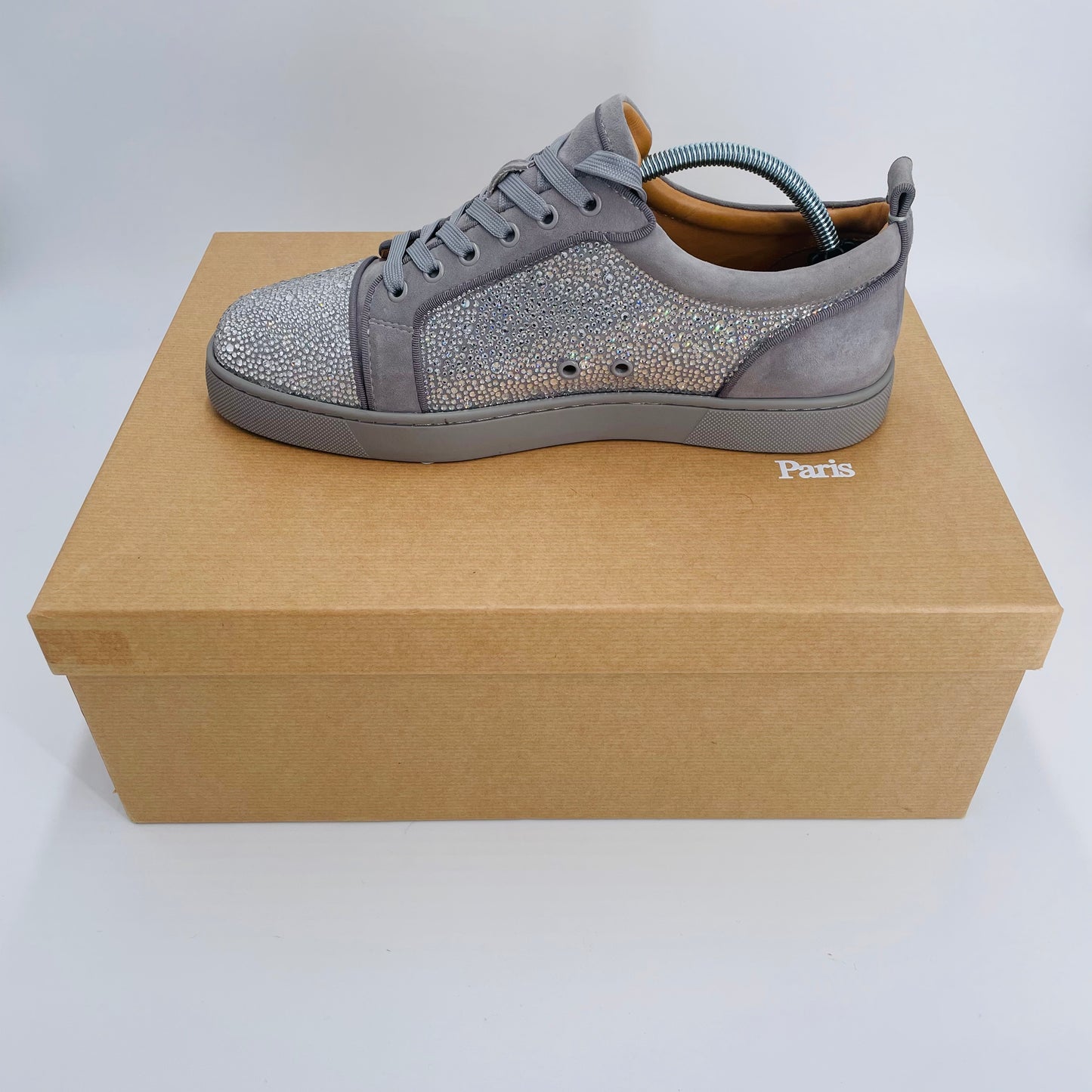 Rare Louis Junior Strass Grey Size 9.5/10