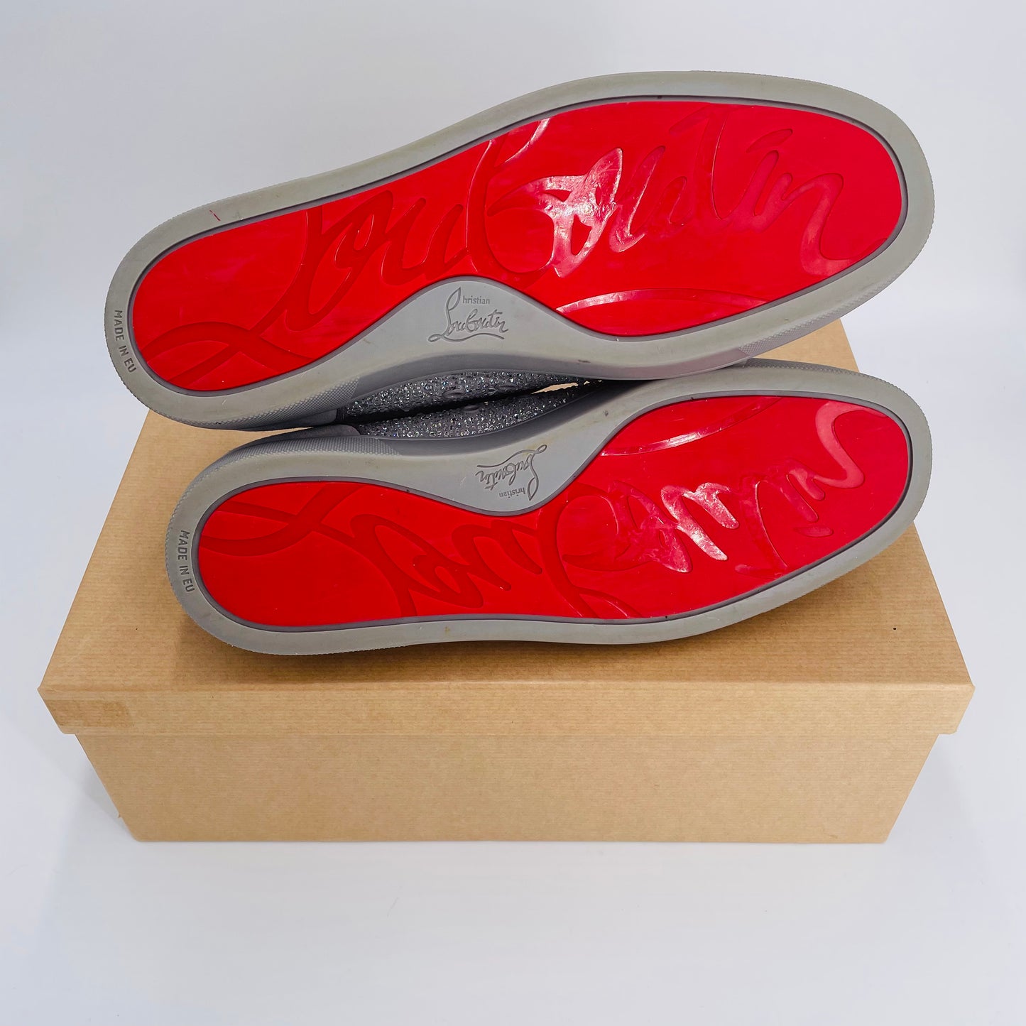 Rare Louis Junior Strass Grey Size 9.5/10