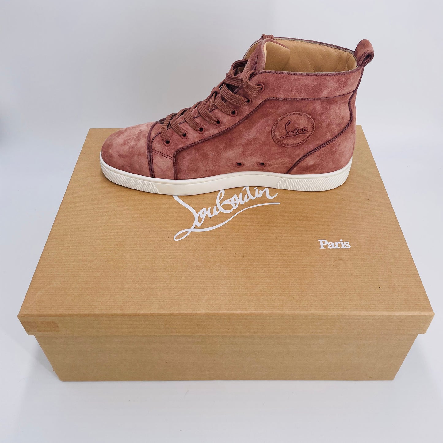 Louis Junior Red Suede - Size UK 8.5