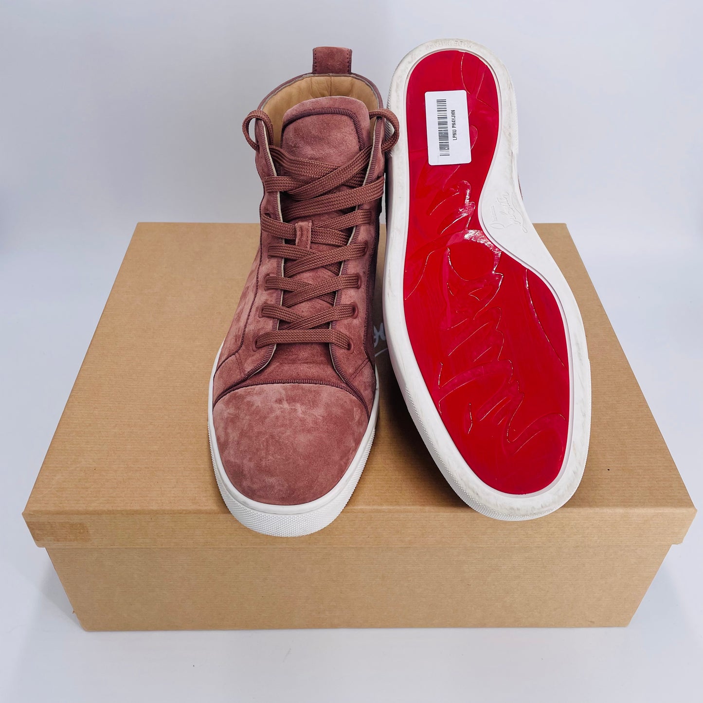 Louis Junior Red Suede - Size UK 8.5