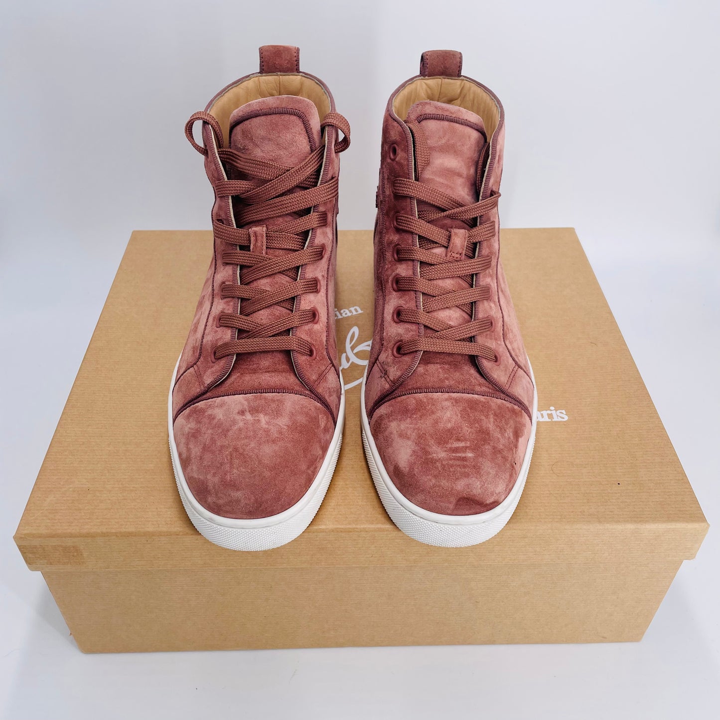 Louis Junior Red Suede - Size UK 8.5