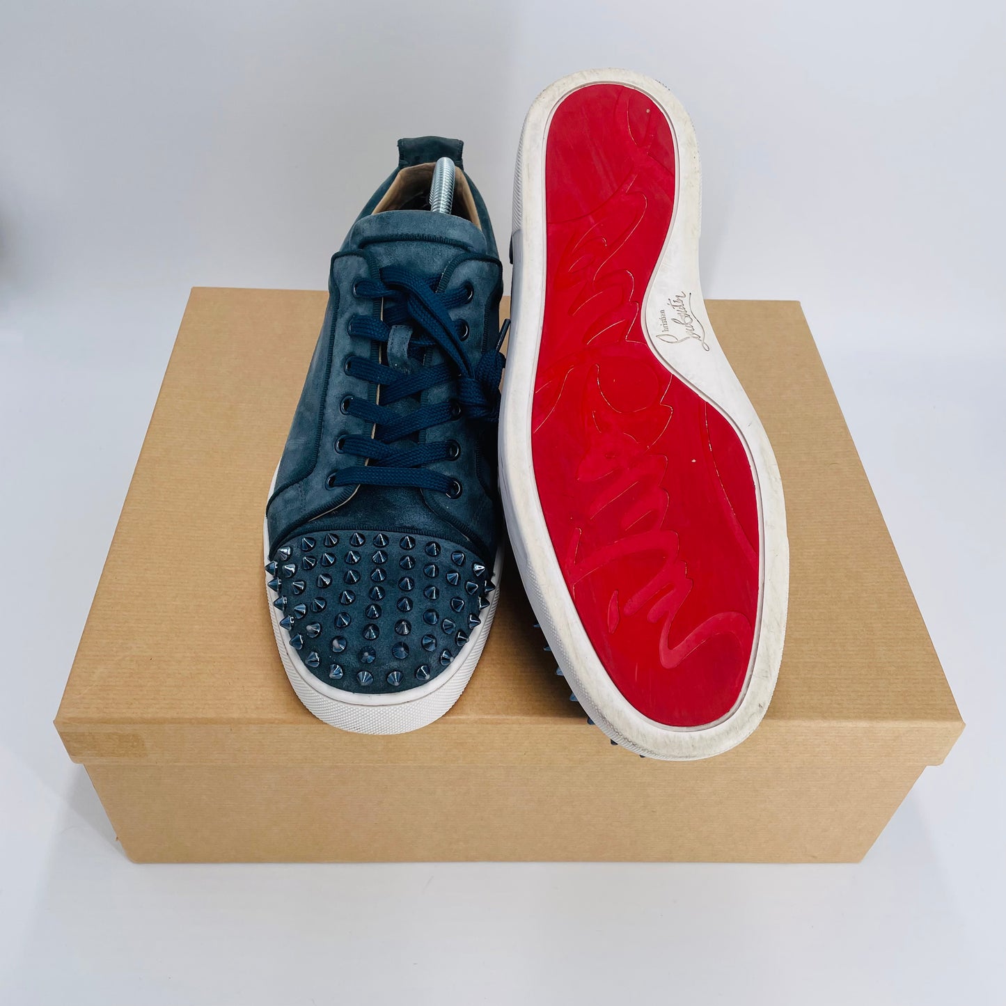 Louis Junior Spikes Blue Size 9