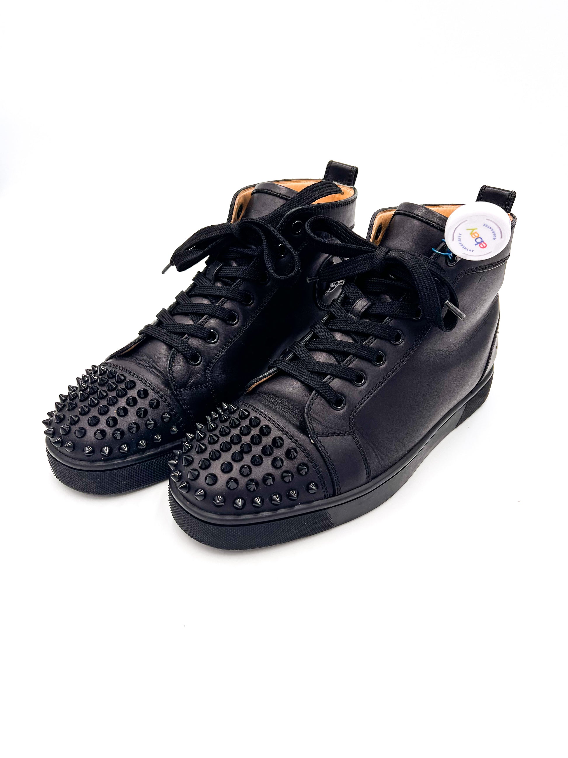 High Top Scarpe Louboutin Christian Louboutin Mens Louis Spikes